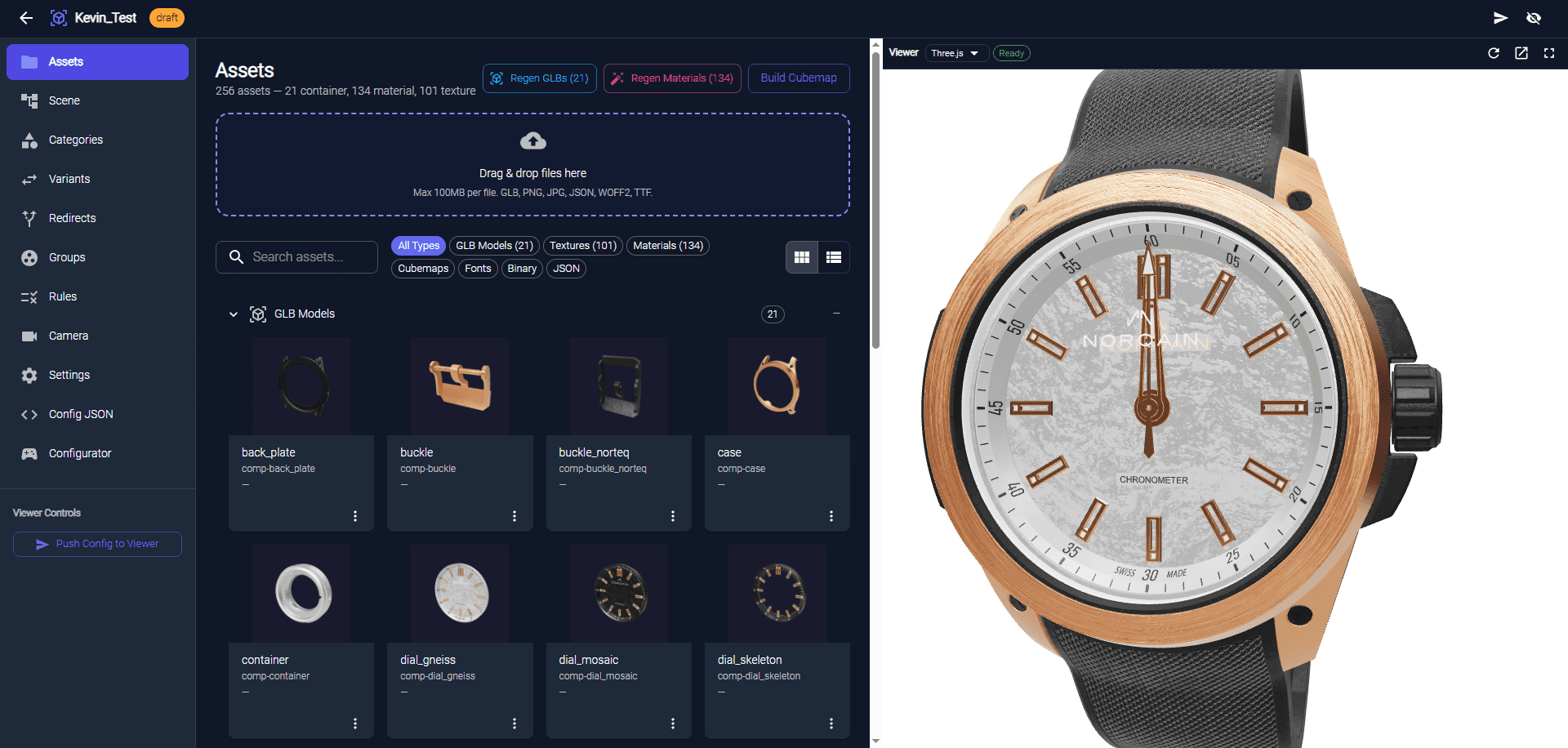 Automating Material Creation for Product Configurators